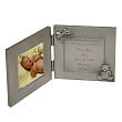 G11965 - New Baby "She's All Heart" Personalized Silver Photo Frame